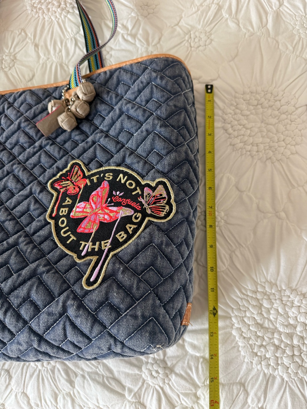 Consuela Quilted Tote Bag - Picture 13 of 15